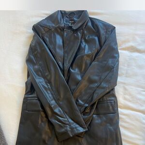 Forever 21 Black Faux Leather Jacket